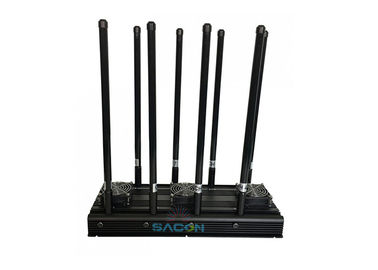 8 Bands Anti Drone Signal Jammer 150w High Power With 1km Long Distance