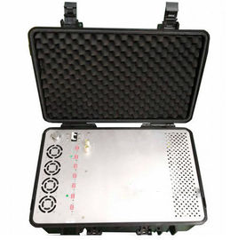5.8G 4G Rcied Backpack Drone Signal Jammer Blocker With Big Battery , High Precision