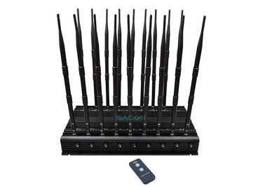18 Channels Mobile Phone Signal Jammer Block All GPS Signals 42W High Power