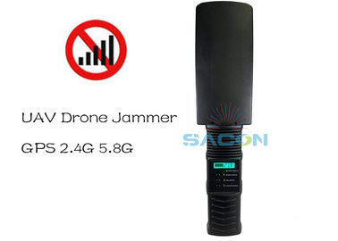 Light Weight 2.4G 5.8G GPS 500m Handheld Drone Signal Jammer
