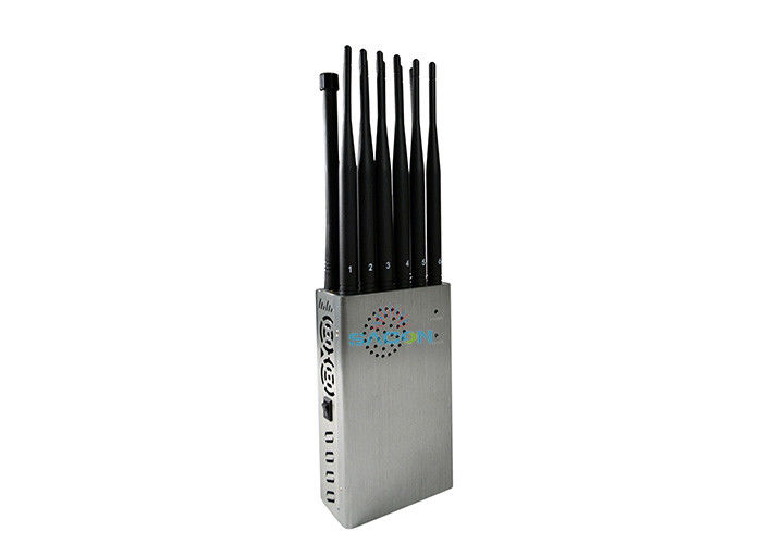 8 4w 12 Antennas Handheld Cell Phone Signal Jamming Device Block