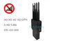 8 Antennas GPS WiFi 2G 3G 4G 16w Cell Phone Signal Interrupter Built In Battery ABS Shell