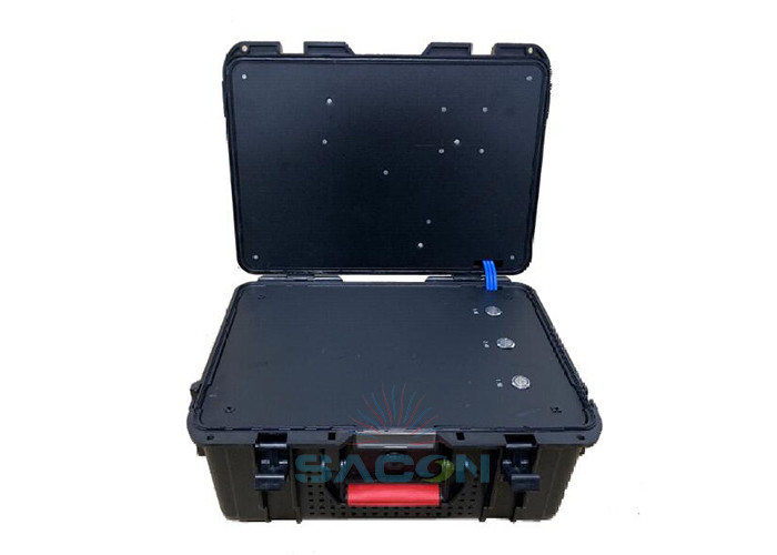 UAV Interceptor Drone Signal Jammer Box Type Easy Operation With Built In Antennas
