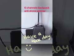 Backpack Drone Signal Scrambler Wide Frequency Coverage VSWR Max 200w 1500m Distance