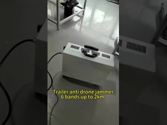 Trailer Type Drone Signal Jammer 200w High Power 3km Distance For DJI