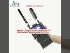 400-6Ghz Portable Anti Drone Detector FPV UAV Handheld Signal Detector Up To 2km
