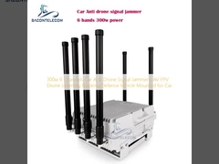 300w 6 Channels Car Anti Drone Signal Jammer UAV FPV Drone Jamming Blocking Defence Vehicle Mounted for Car