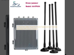 4 Channels 200w Powerful Drone Signal Jammer Vehicle Mounted FPV Drone Jammer