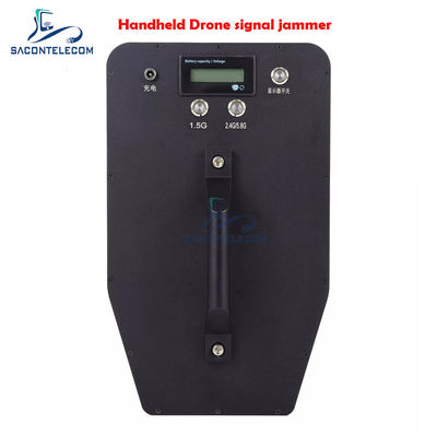 70W Power UAV Signal Jammer with 800m Range and Built-In Antennas Portable Drone Frequency Scrambler