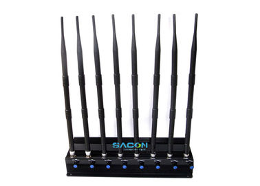 18w Power Mobile Phone Blocker Jammer Long Distance With 3 Cooling Fans Inside