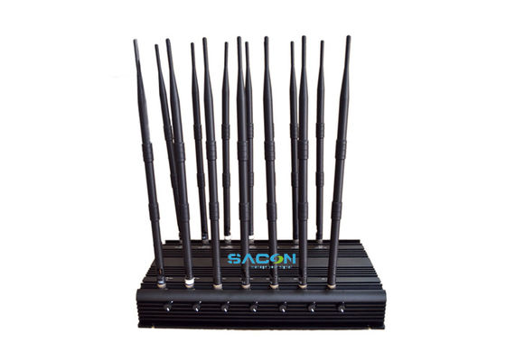 14 Bands 35W High Power Mobile Phone Signal Jammer with 24 Hours Work Time for Schools and Offices