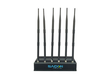 DC12v Car Cell Phone Signal Jammer Non Adjustable For Conference Rooms / Museums