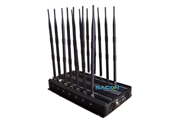14 Bands 35W High Power Cell Phone Signal Jammer with 4 Cooling Fans and 70m Shield