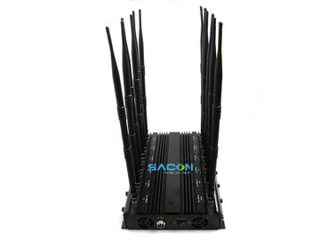 12 Bands Range Walkie Talkie Signal Jammer 135MHz - 5800MHz With 5% - 95% Humidity