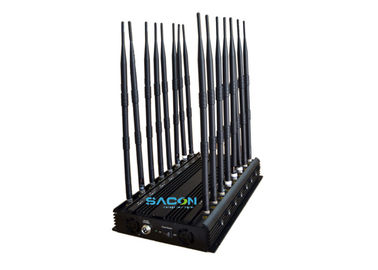 38w Power Indoor Cell Phone Signal Jammer For Cars Directly , Cell Signal Scrambler
