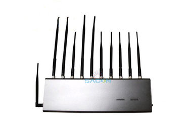 4G GPS RF Wifi Signal Jammer 11 Antennas For School / Conference Room