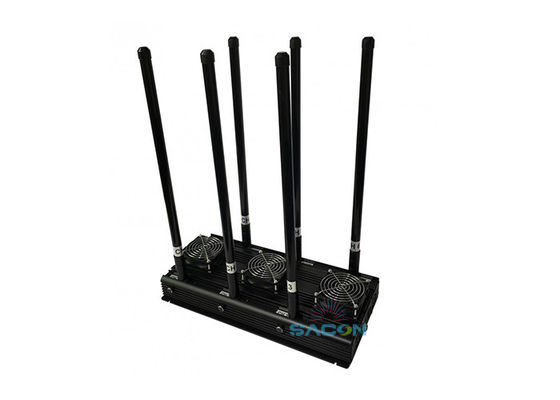 100W 6 Channels 3G 4G Signal Jammer with 150m Range for Prisons and Conference Rooms