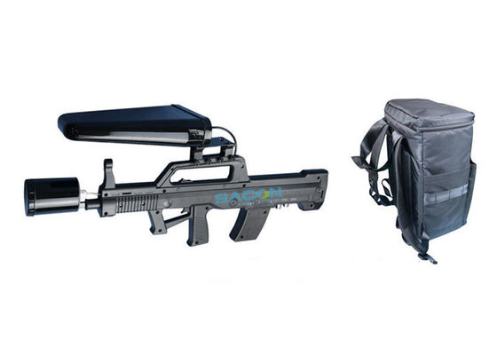 Long Distance Gun Style Anti UAV Jammer with 2000m Jamming Range and GPS, 2.4G, 5.8G Frequency