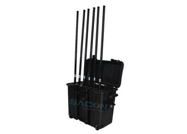 220w High Power Drone Signal Jammer 2 Hours Work With Remote Control