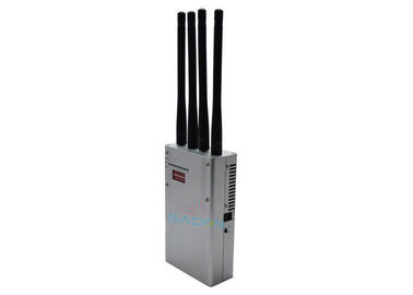 6.5w High Power Cell Phone GPS Jammer 4 Antennas DC12v For Banks / Churches