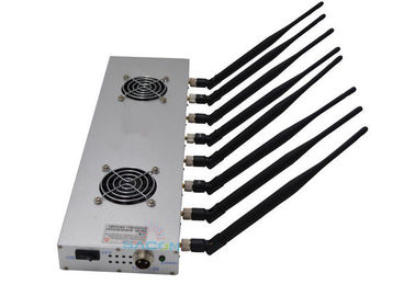 30m Long Range High Power Signal Jammer 8 Bands 16w With 24 Hours Work Time