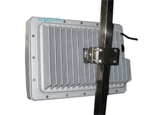 IP66 Waterproof Vehicle Mounted Signal Jammer with 40W Power and 6dBi Gain Antenna