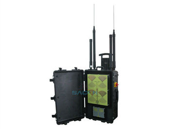 8 Bands Lojack Manpack Jammer , VHF UHF Jammer 400w Power VIP Protection