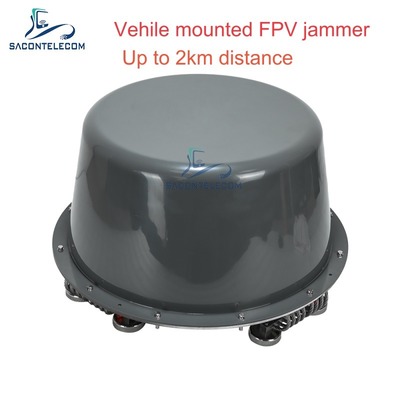 400-6Ghz 400 Watts Omni 360° Vehicle Mounted Drone Signal Jammer UAV Jammer