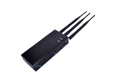 10W Remote Control Cell Phone Signal Jammer 3 Channels 100m Range For Car