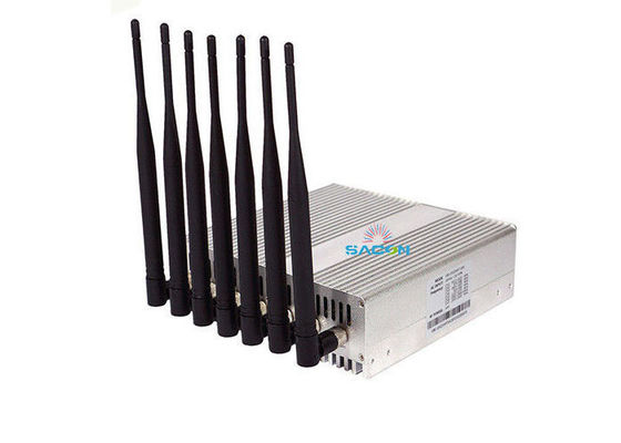 16W Output Power Cell Phone Signal Jammer with 50m Jamming Range and 7 Bands Selectable
