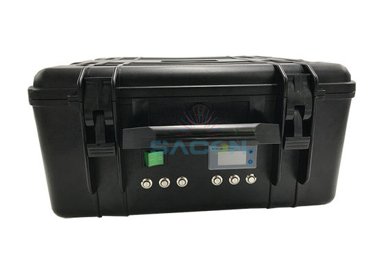 60W Output Power 6 Channels Manpack Signal Blocker with 80m Jamming Range for GSM CDMA DCS 3G WiFi