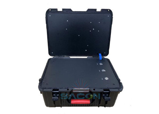 UAV Drone Signal Jammer Anti Drone Device with 1200 Meters Range Built-in Antennas and 24W Output Power