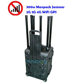 8 Bands Portable Luggage Vehicle Mounted Jammer Military Standard Casing 50w Each Band