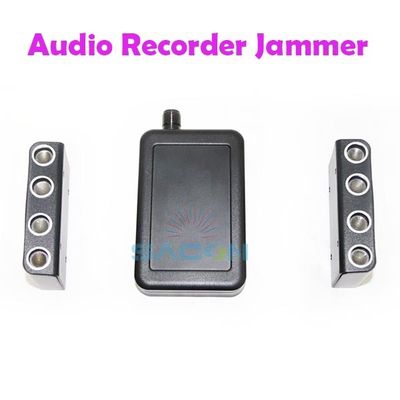 8 Probes Acoustic Interference Voice Recorder Jammer with 2m Shielding Distance Audio Recorder Signal Blocker
