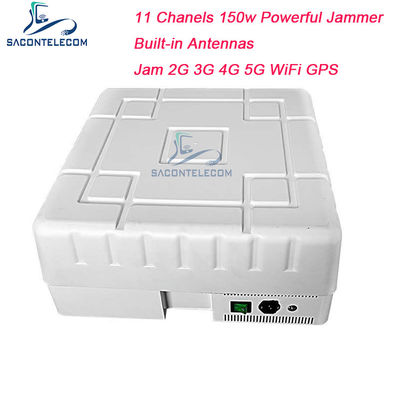 5G 5.8G 150w GPS WiFi Signal Jammer 11 Channels Waterproof