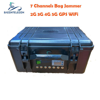 7 Channels 70W Wireless Signal Jammer with 5-30m Range for Secure Events