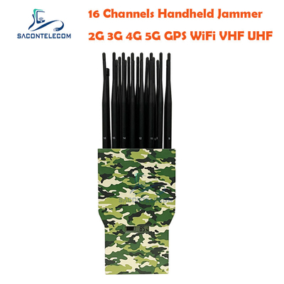 UMTS Portable Signal Jammer 21 Bands 315mhz 433mhz 868mhz 3.5G GPS
