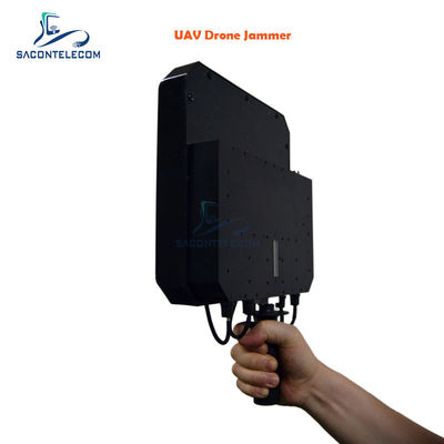 1.2km Range 40W Output Power Built-in Battery Handheld UAV Drone Signal Jammer