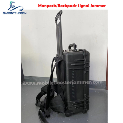 Loack GPS 6 Channels Manpack Jammer 2G 3G 4G 5G 120w High Power Backpack