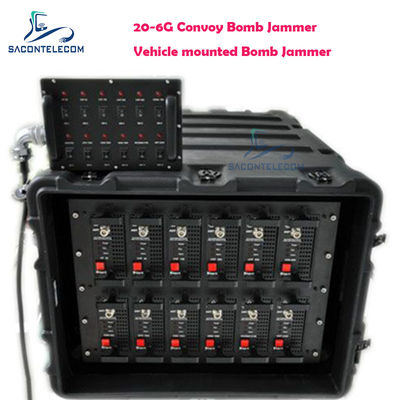 Vehicle  Convoy Bomb Jammer 20-6G 11 Bands 550w Roof Mounted