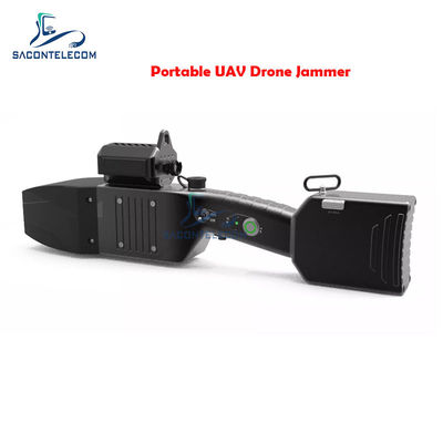 Portable UAV Drone Signal Jammer with 1.3km Range IP66 Protection and 30W Output Power