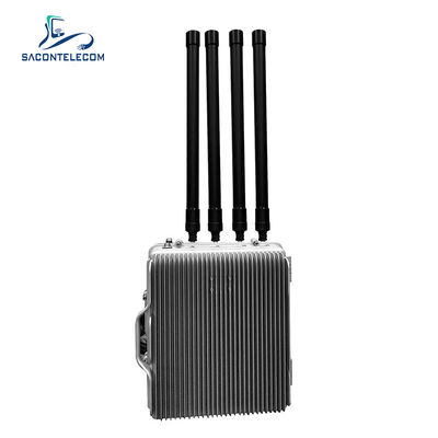 Outdoor Waterproof 240W Drone Signal Jammer with 2000m Range Anti Drone System