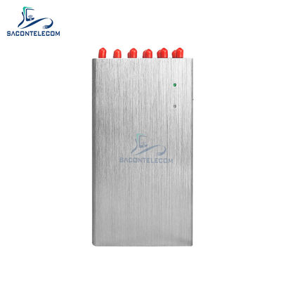 12 Bands 20W Handheld Signal Jammer with 20m Radius for 2G 3G 4G 5G WiFi GPS Lojack VHF UHF