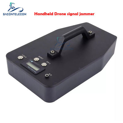 70W Power UAV Signal Jammer with 800m Range and Built-In Antennas Portable Drone Frequency Scrambler