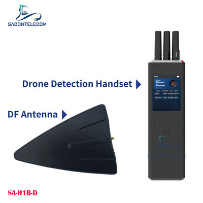 Handheld UAV Drone Detector with 3km Detection Distance Omnidirectional Antenna and Passive Detection for DJI Series