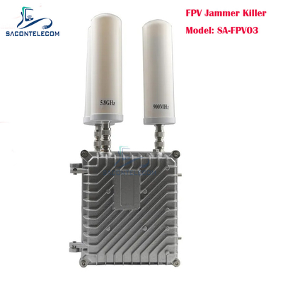 3 Bands UAV Frequency Drone Signal Jammer 150w Car FPV Anti Drone Jammer