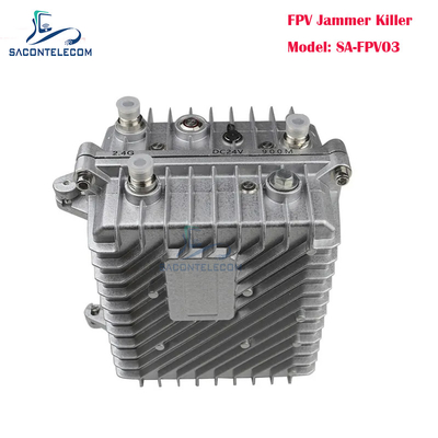 3 Bands 150w UAV Counter System Drone Signal Jammer with 500m Radius for FPV and Anti Drone Defense