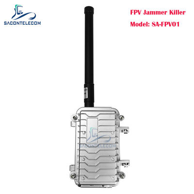 Handheld 50W High Power Portable Drone Jammer with 2.4G FPV Signal Blocking