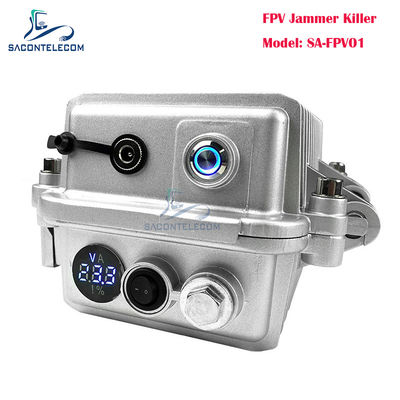 Handheld 50W High Power Portable Drone Jammer with 2.4G FPV Signal Blocking