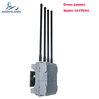 4 Channels 200w Powerful Drone Signal Jammer Vehicle Mounted FPV Drone Jammer